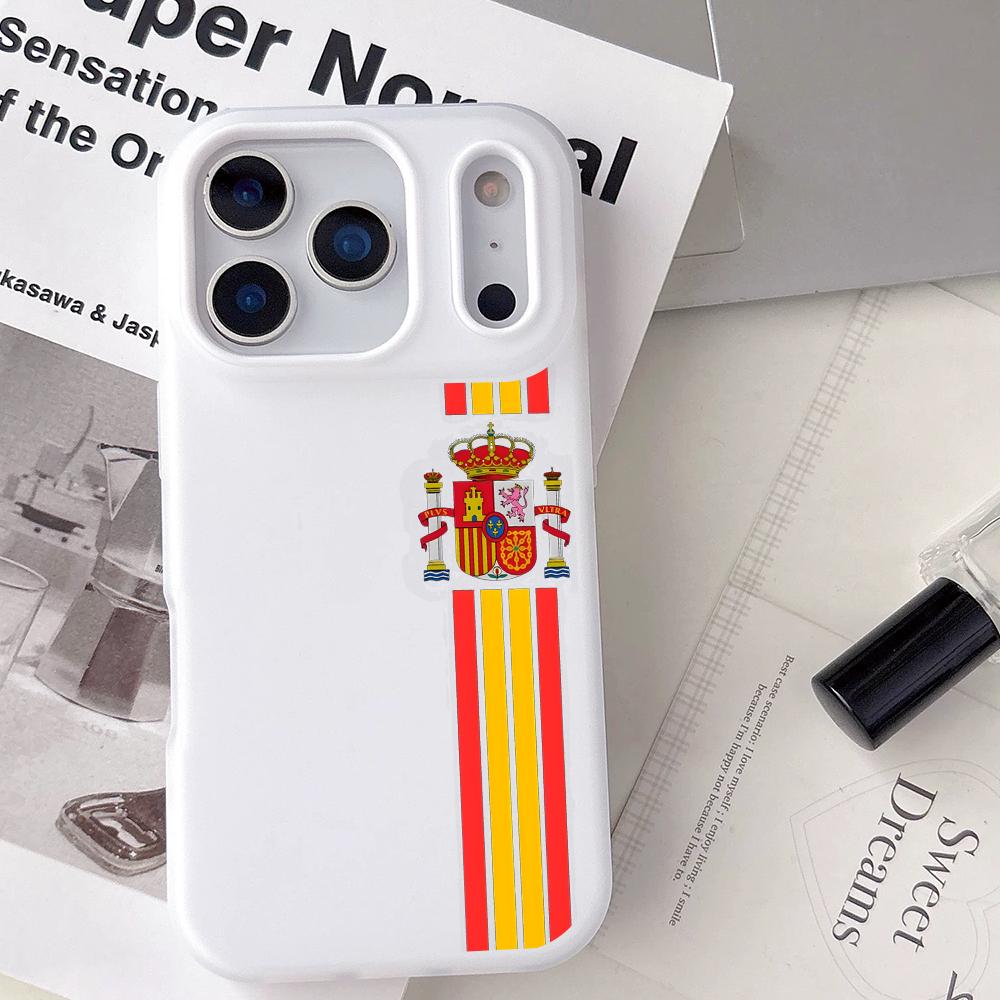 Apple Iphone 16 - Casing HP Logo Spanyol Espana Garis
