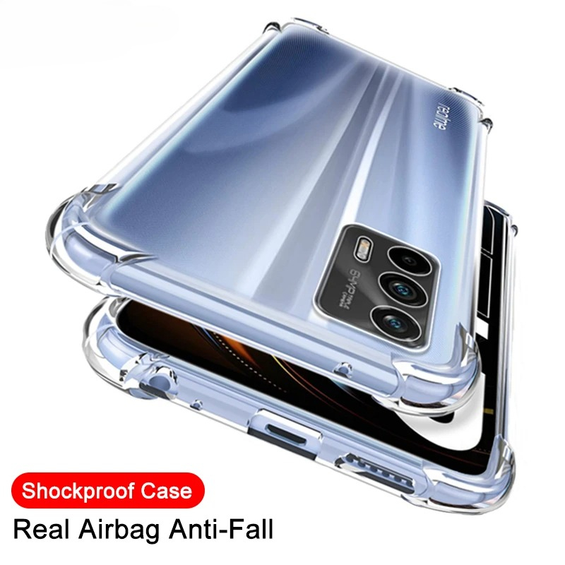 Realme Gt 6 - Casing Silikon Tahan Benturan Transparan Mewah