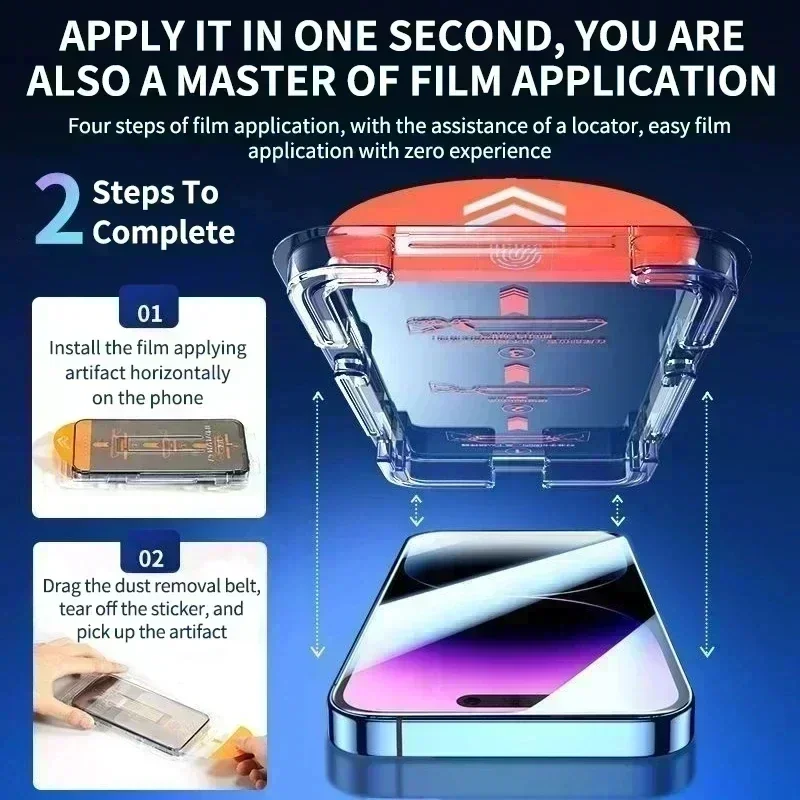Oppo Reno 12 - 3 Buah Film Kaca Temper Anti-mata-mata