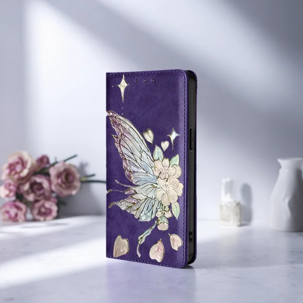 Samsung Galaxy S25 - Casing Dompet Kulit Lipat Magnetik Berlapis