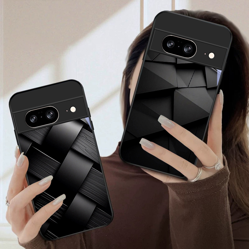 Tekstur geometris gelap Untuk  - Google Pixel 8A ulasan dan harga