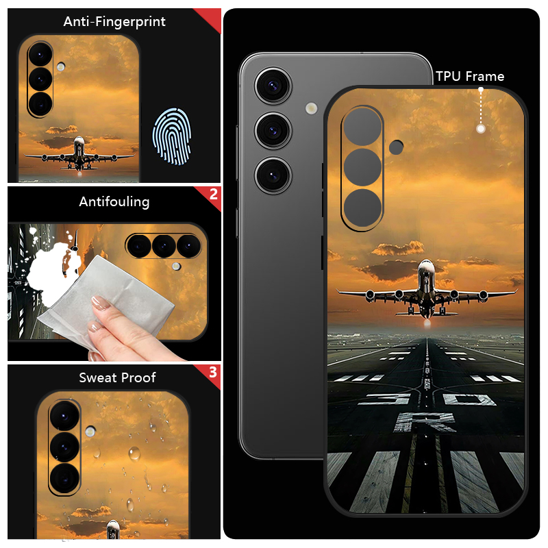 Casing Ponsel Motif Pesawat Te - Samsung Galaxy A55 ulasan dan harga