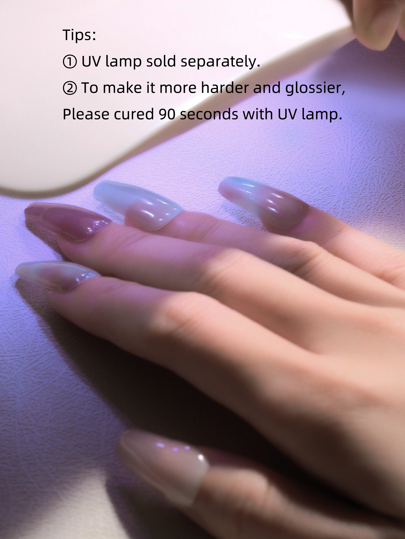 16Tips Stiker Kuku Gel Semi-Cu - Full Cover Adhesive ulasan dan harga