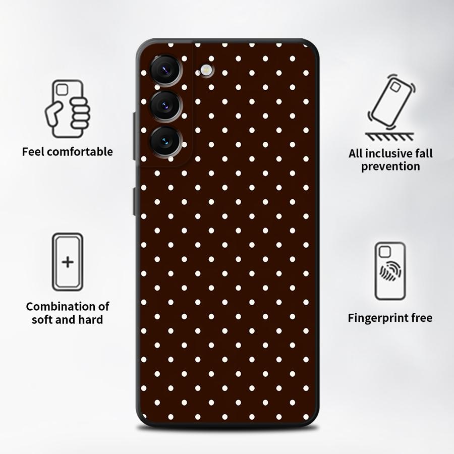 Casing Polkadot Retro untuk Sa - Samsung Galaxy A55 ulasan dan harga