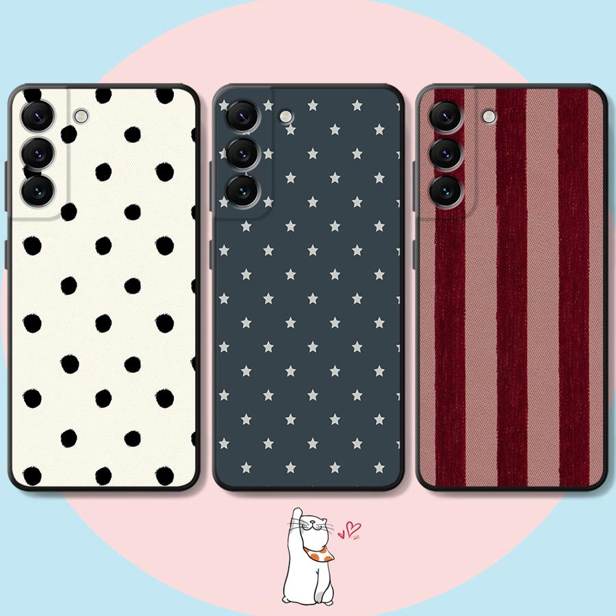 Casing Polkadot Retro untuk Sa - Samsung Galaxy A55 ulasan dan harga