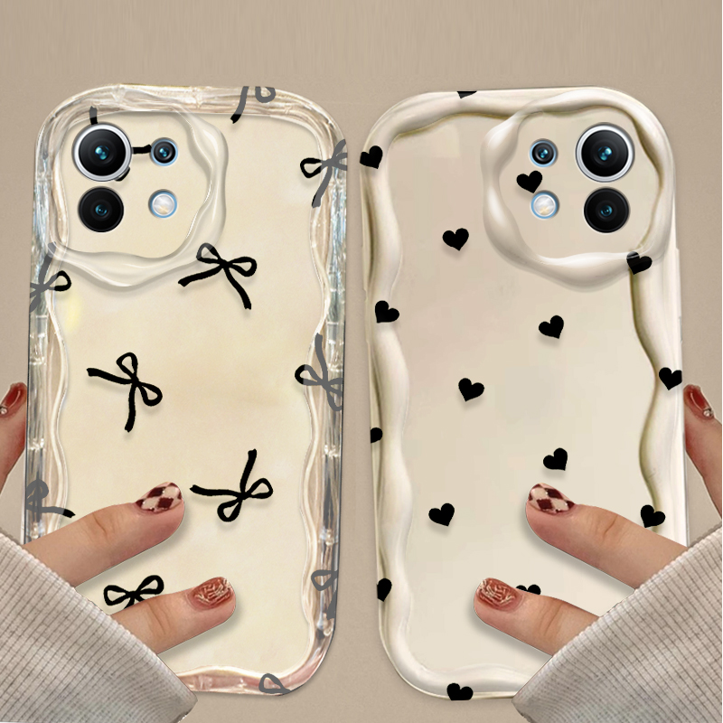Casing Hati Cinta Pita Hitam u - Xiaomi Poco X6 ulasan dan harga