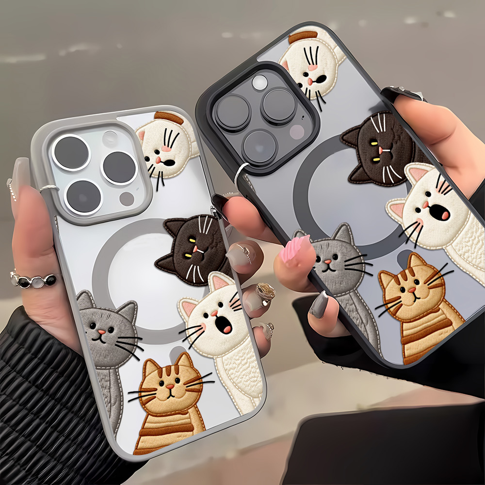 Casing HP Kucing Bordir Imitas - Apple Iphone 16 ulasan dan harga